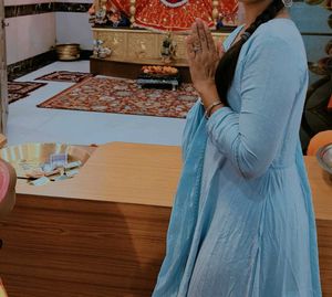 Sky Blue Salwar Kameez Suit