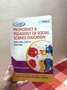 Set of 9 D.EL.ED. (J.B.T.) Books (second year)