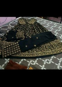 Gown With Pent And Dupatta