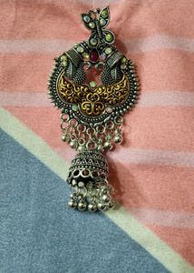 Contemporary Silver Stud Jhumkas ....