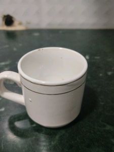 Set of 6 White Ceramic Mugs