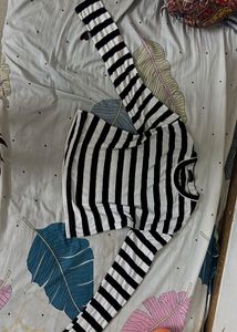 Striped Long Sleeve Top