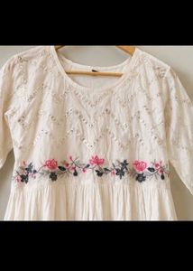 Beautiful White Kurti
