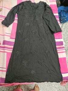 Pure Black Kurti