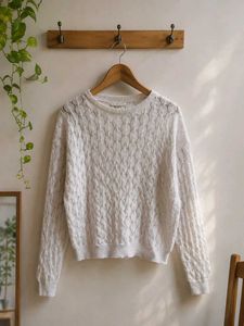White Knit Sweater
