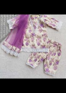 Floral Kurta Set with Dupatta