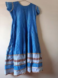 FREE Blue Colour Anarkali