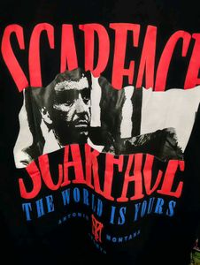 SCARFACE UNISEX GRAPHIC PRINTED OVERSIZE TEE 🔥🔥