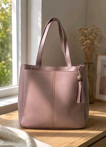 Stylish Taupe Tote Bag