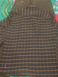 Men's Checkered Shirt and Pants Set