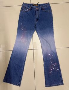 Sparkly Star Flare Jeans