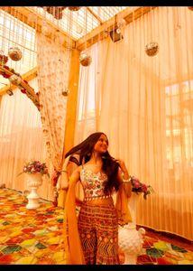 indo western sharara set