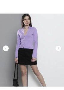 Tommy Hilfiger Purple Button-Down