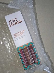 just herbs set of 3 lipstick (16ml each)