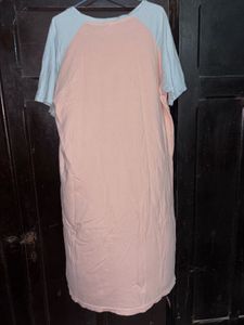 Comfy Pink T-Shirt Dress