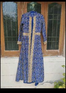 Stunning Blue Embroidered Kurta Set