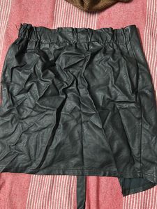 Leather Mini Skirt