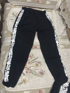 Embroidered Black Kurta co ord