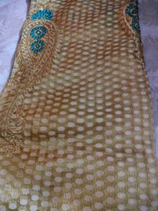 Elegant Embroidered Saree