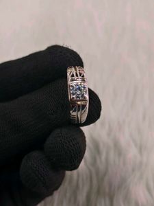 Men's Diamond Statement Ring 925 silver