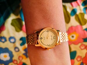 Gold Plated Titan Sonata Women's Metal Watch ⌚