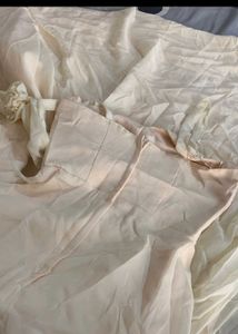 Elegant Cream Saree