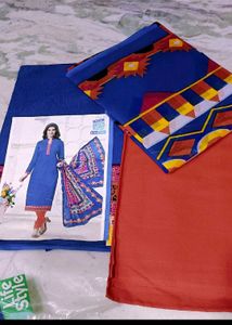 Stylish Blue Kurta Set with Dupatta