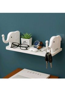 Cute Elephant Wall Hook Set