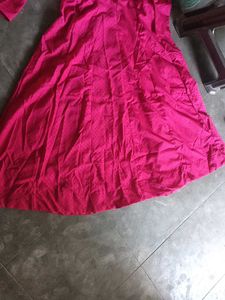 Elegant Pink Ethnic Gown perfect for L/XL