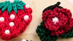 Handmade Crochet Hair Ties - 6 Pc Combo