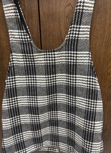 Plaid Pinafore Dress