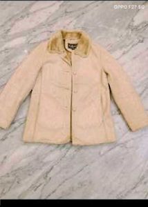 25. Stylish Beige Faux Suede Jacket