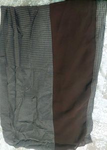 Beautiful Coffee Brown chiffon top+dupatta
