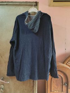 Men's Navy Blue Hoodie