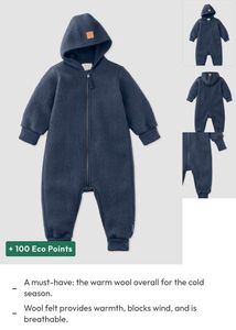 Organic Merino Wool Baby onseie