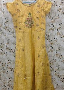 Yellow gown