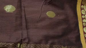 New Elegant Burgundy Silk blend Saree