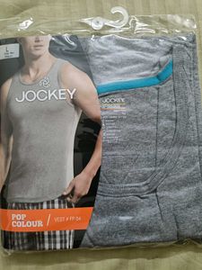 Jockey Men's Grey Vest