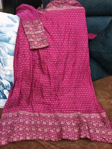 Custom made rani pink kurti
