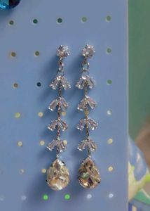 Sparkling Crystal Drop Earrings
