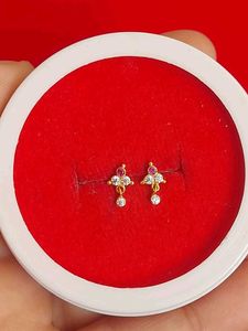 Charming Stud Earrings with Cubic Zirconia