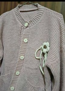 Pink Knit Cardigan 🎀