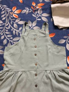 Sage Green Ruffle Hem Tank