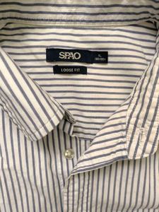 Men's Striped Button-Down Shirt