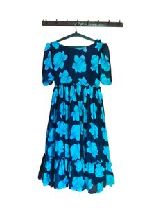 Vintage Floral Midi Dress