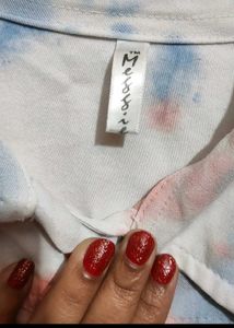 Multi Color Light Winter Jacket For 36 Bust