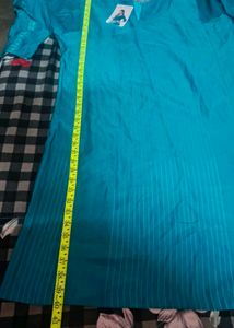 Premium Teal Silk Blend Kurta