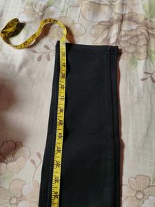 Black stretchable Skinny ribbed Jeans