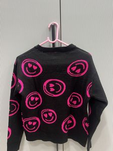 Smiley Face Knit Sweater