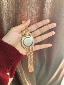 Vintage Gold-Tone Digital Watch
